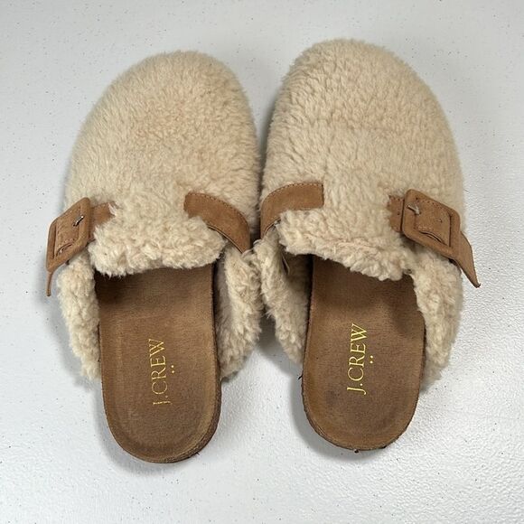 Cozy Cream Shearling Clogs - Picture 3 of 6